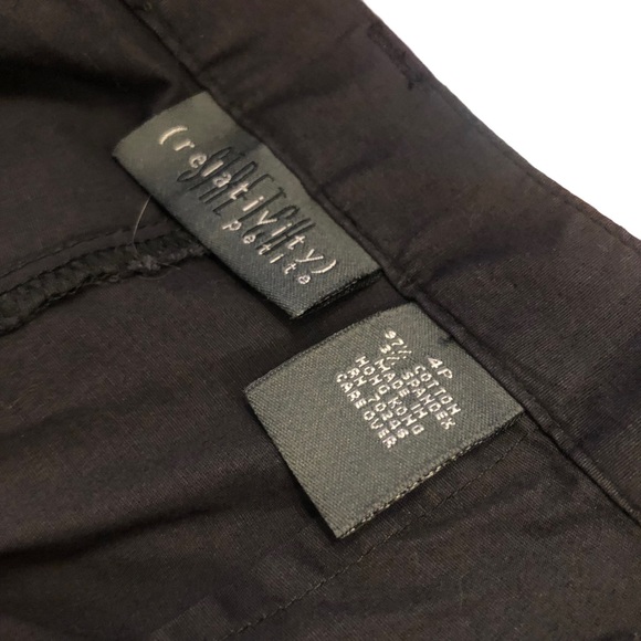Relativity New Black Slacks size 4P - Picture 2 of 8